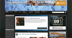Desktop Screenshot of earnyourturns.com